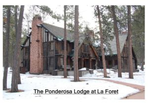 The Ponderosa Lodge at La Foret Conference & Retreat Center.