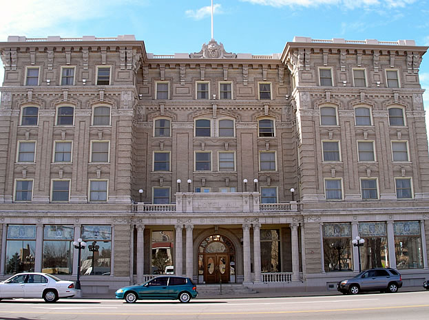 The Vail Hotel in Pueblo is an example of the Beaux Arts style.