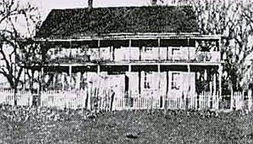 Black and white photo of a Central Pass Double-Pile Residence circa 1931.