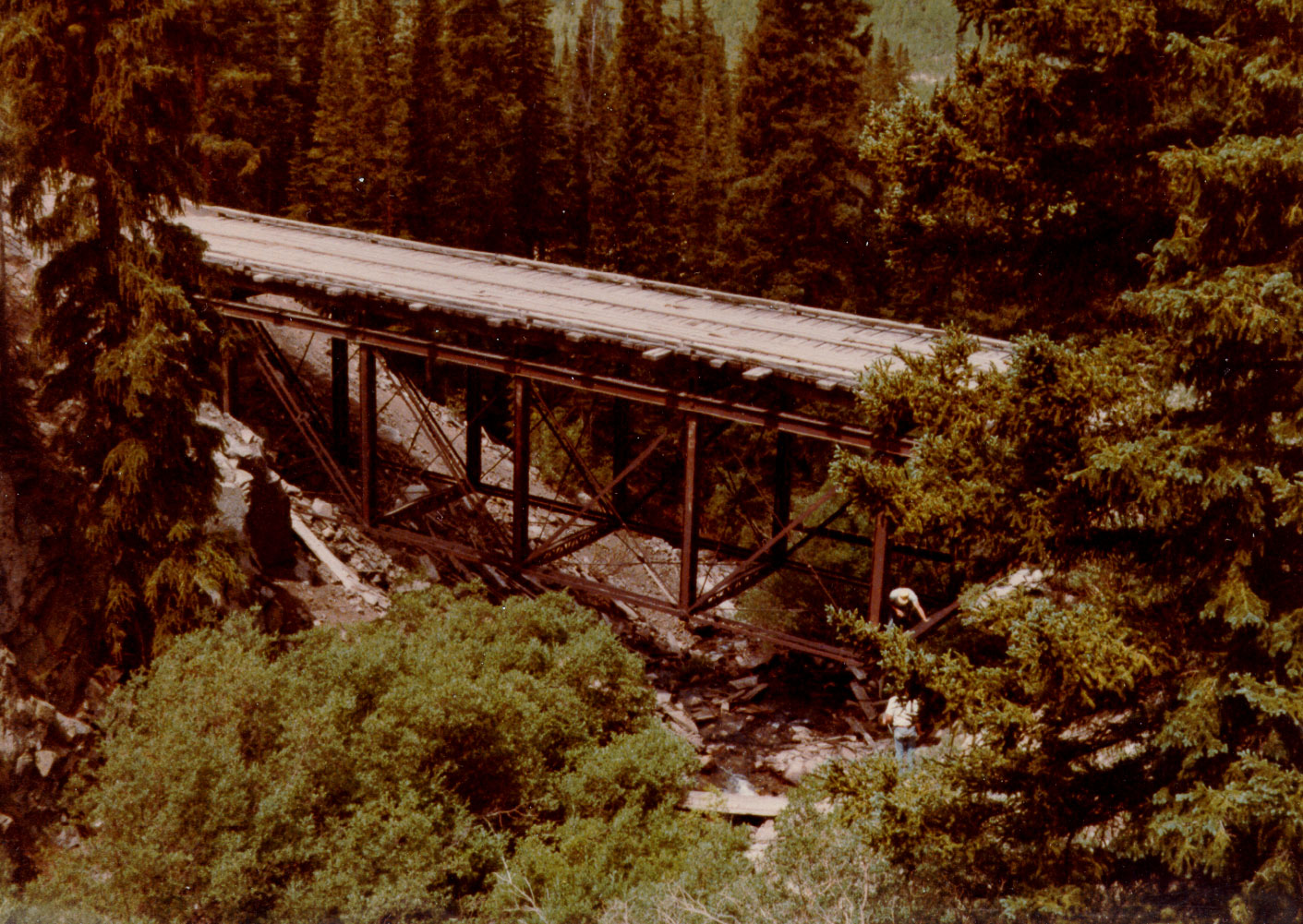 Morley Bridge, about 1977.