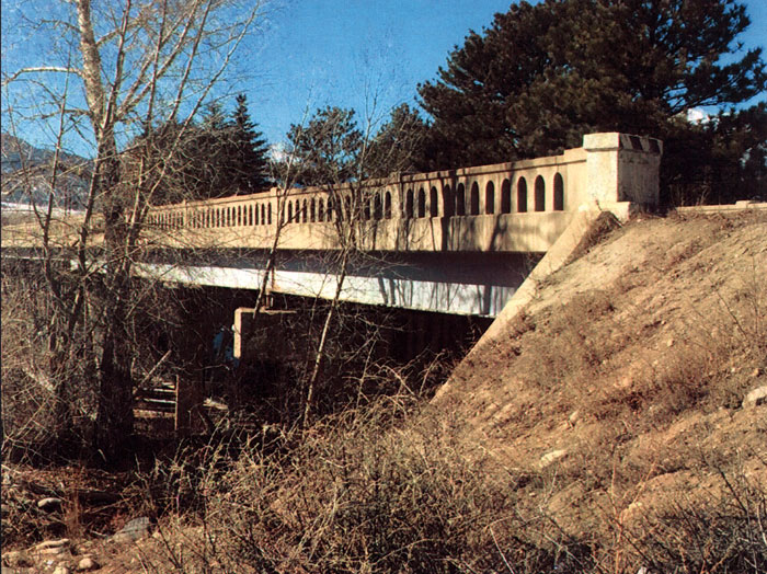 Bridge over the Arkansas River.