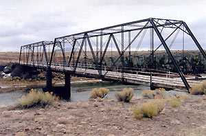 Costilla Crossing Bridge crossing the Rio Grande River.