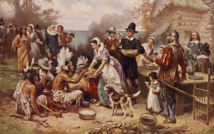The First Thanksgiving by J.L.G. Ferris