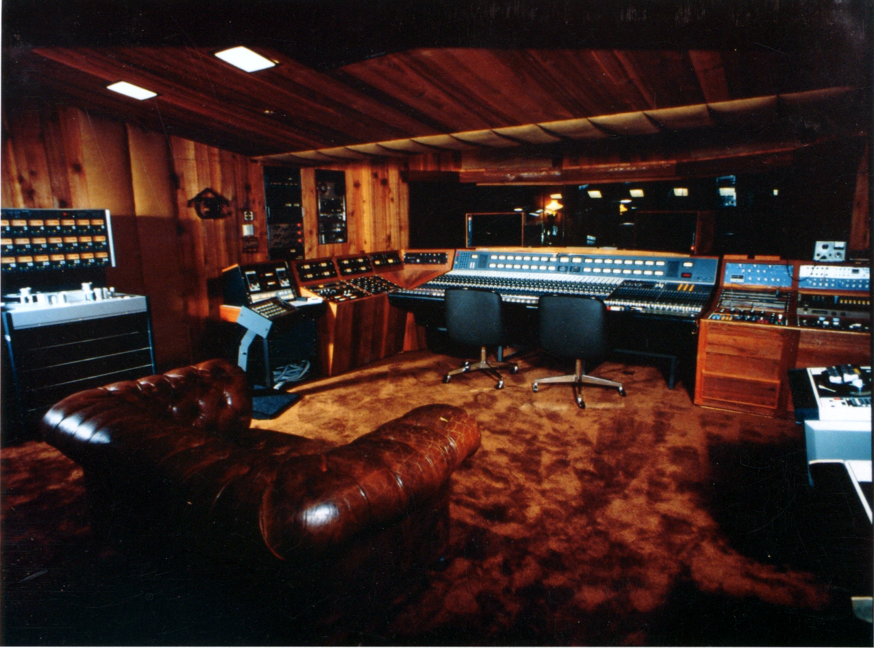 The original recording studio at Caribou Ranch.