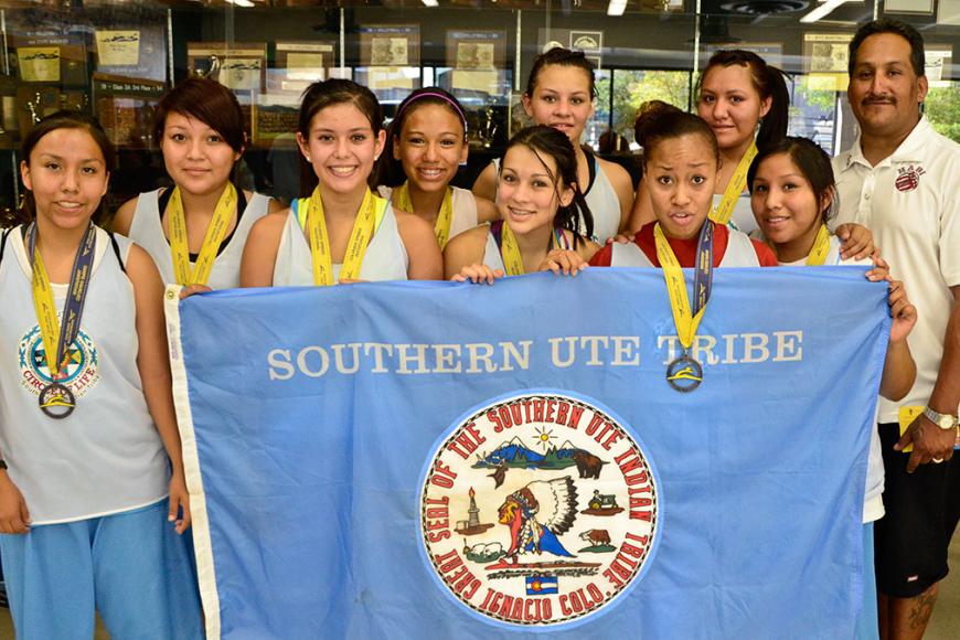photo of youth at Southern Ute event