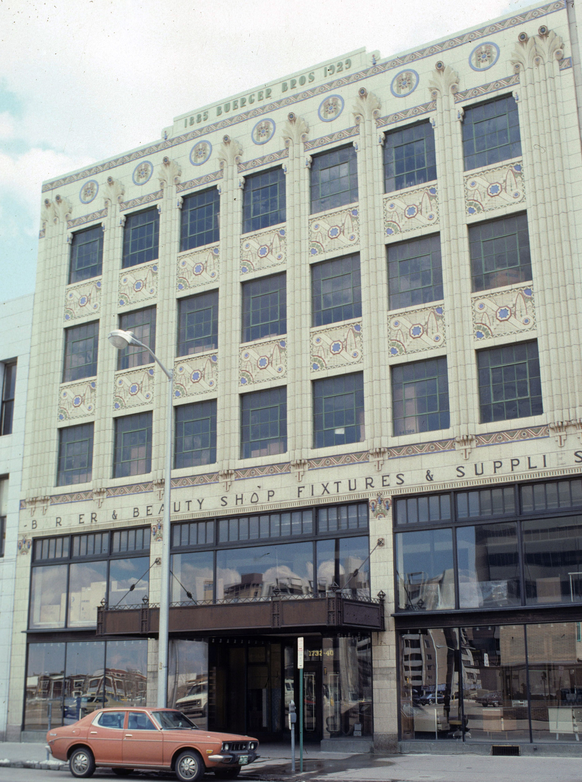 The Buerger Brothers building in Denver, an example of the Art Deco style.