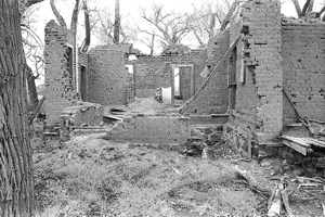 The ruins of a building at McIntire Ranch, 2006.