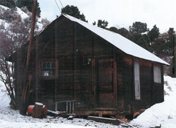Cabin on the LeRoux Ranch, built in the 1940s.