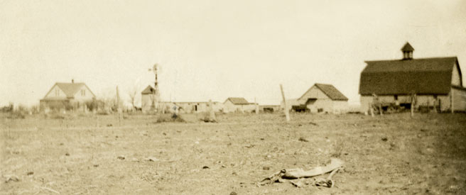 Historic image of the Whomble-Welton Farm and Ranch.