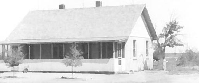 Historic image of a house at Fast Heritage Farm.