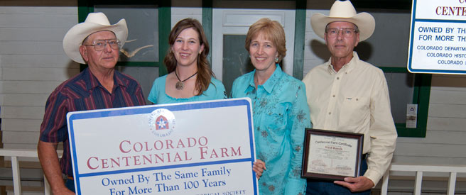Kidd Ranch family at the Colorado State Fair.