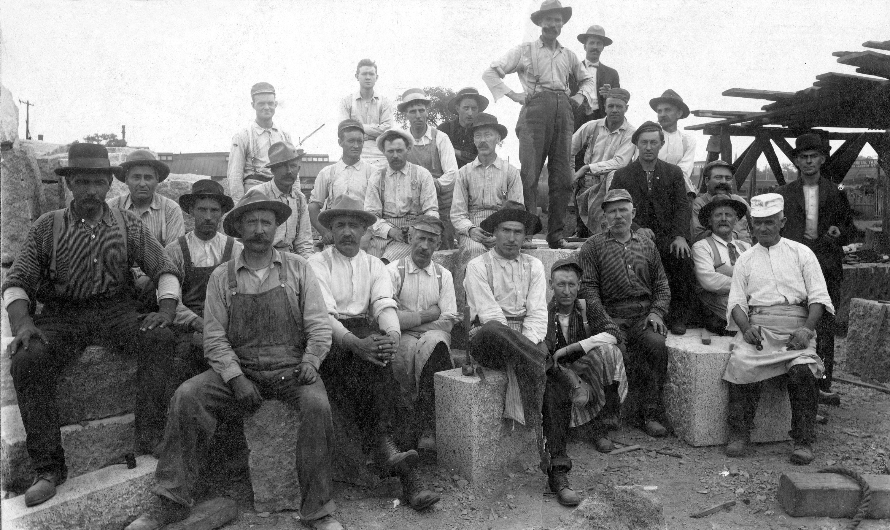 Italian stonemasons in Denver 1920