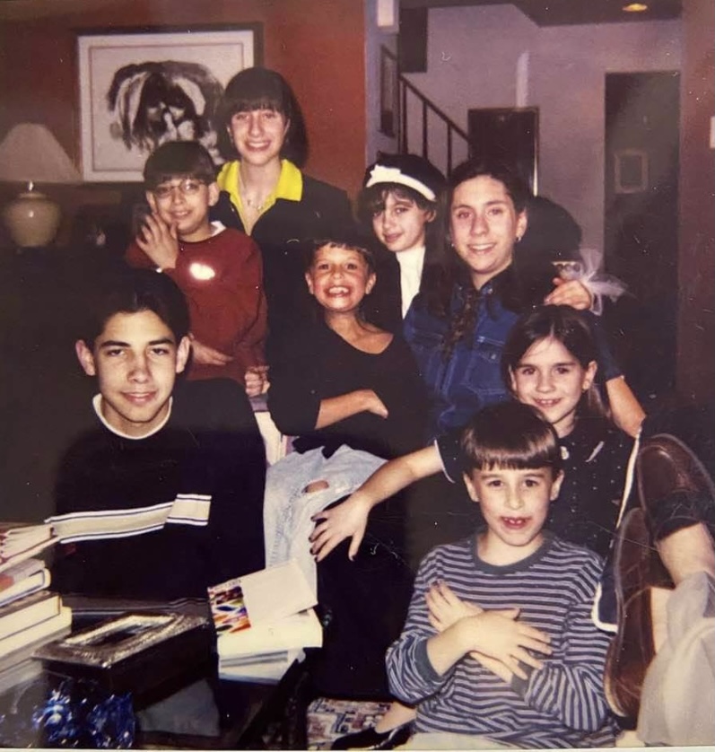 Emily Dobkin's young relatives during Passover 1998. 