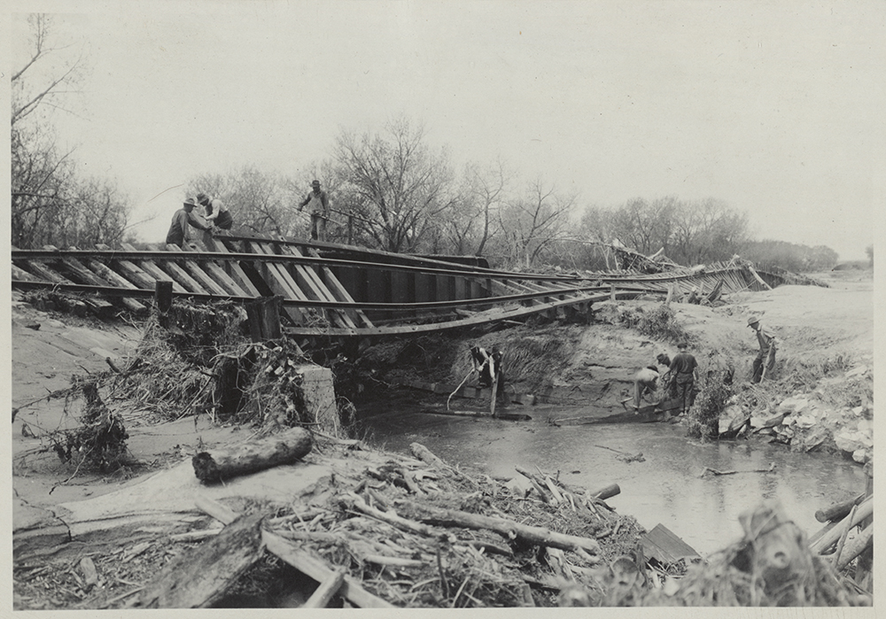 Railroad Bridge 126B, Pueblo flood of 1921