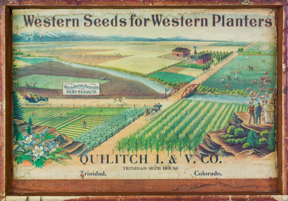 Western Seeds for Western Planters / Plant Western Seeds for Best Results / Quilitch I. & V. Co., Trinidad Seed House, Trinidad, Colorado