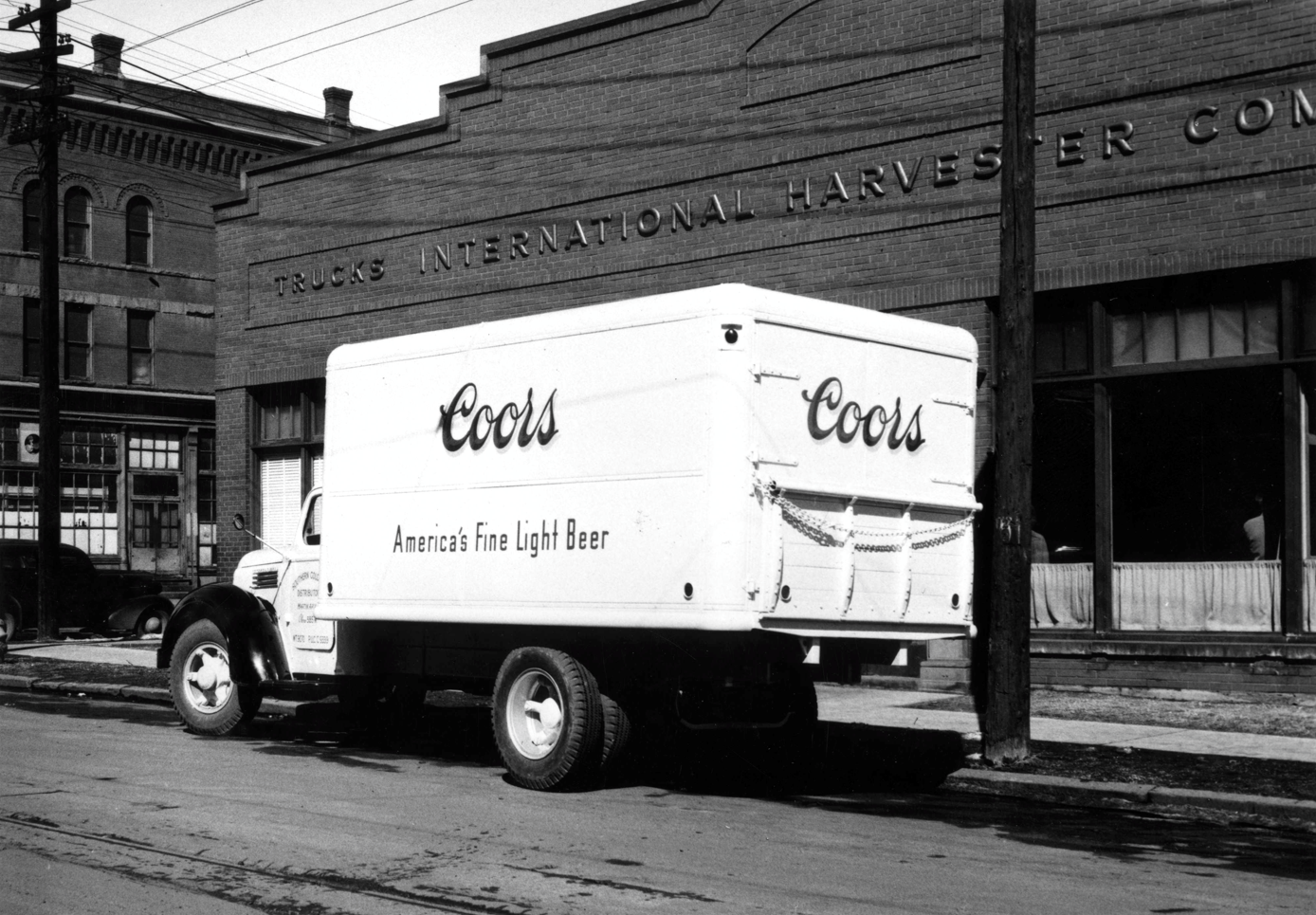 Refrigerated Coors truck