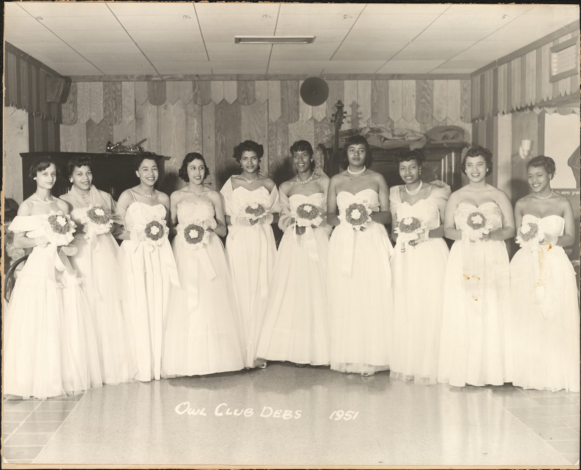 The Inaugural 1951 Debutantes of East and Manual High School
