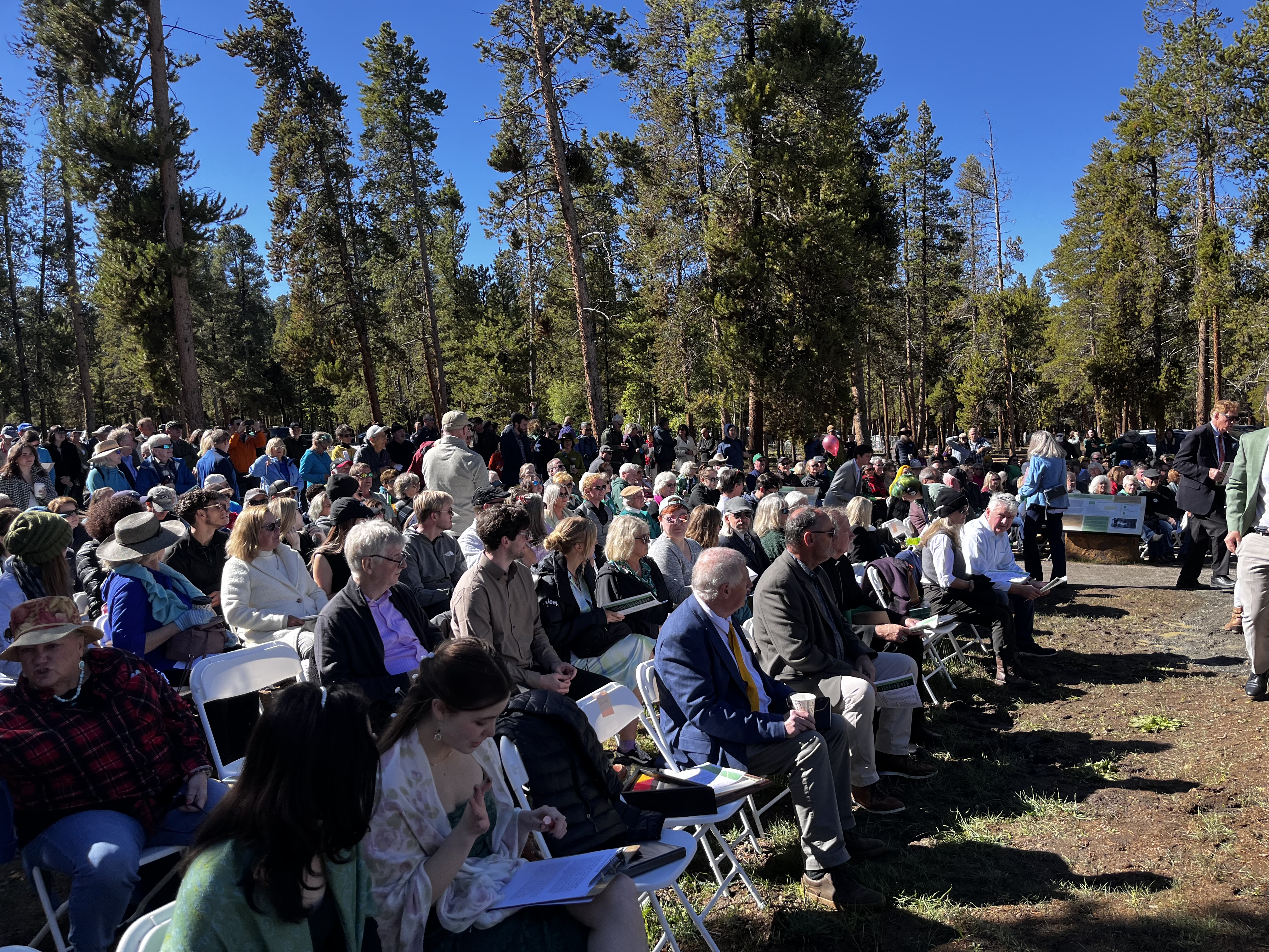 Crowd at the Unveiling of the Leadville Irish Miners Memorial