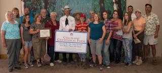 Members of the Bennett Farm & Ranch at the Colorado State Fair.