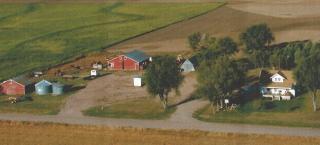 Wernsman Family Farm, aerial view.