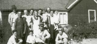 Scott Family and friends, approximately 1945.