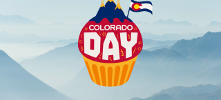 Colorado Day cupcake