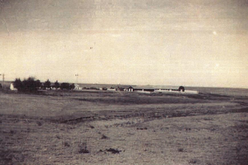 Photo overlooking McCracken Farms in the early 1950s.
