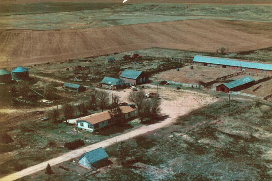 McCracken Farms aerial view, 2000.