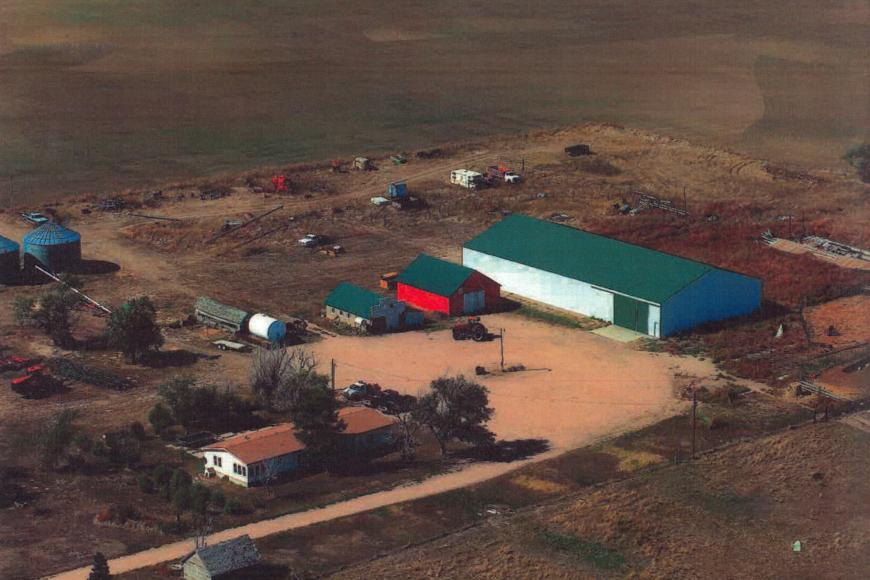 McCracken Farms aerial view, 2016.