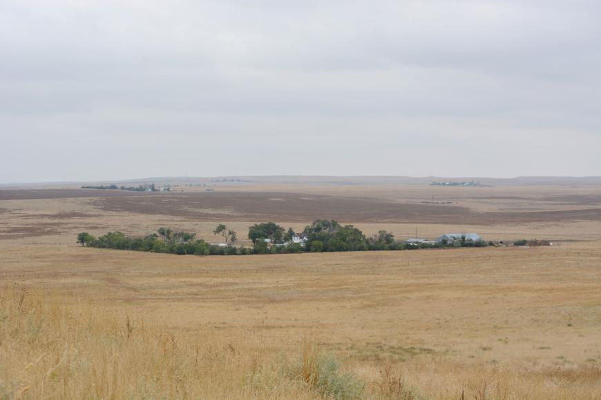 View across the ranch from a high point.