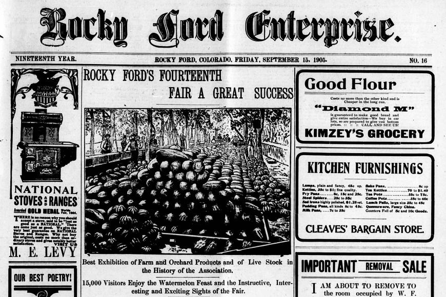 Rocky Ford Enterprise newspaper