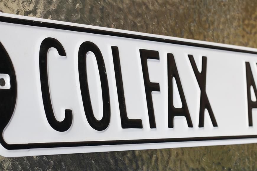 Colfax Street Sign