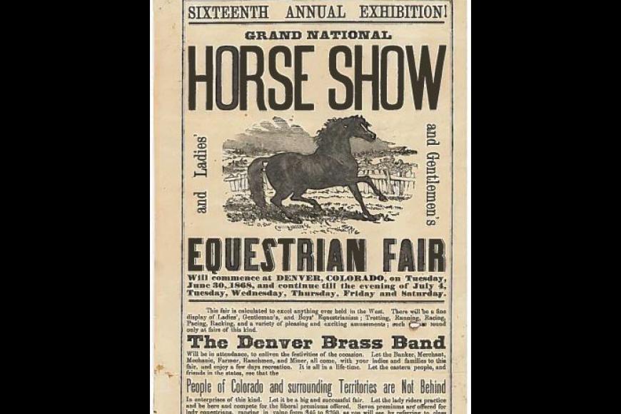 Equestrian Fair Poster