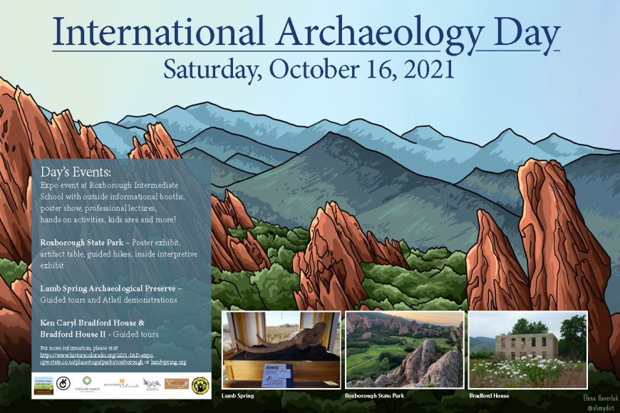 Roxborough International Archaeology Day 2021 Poster