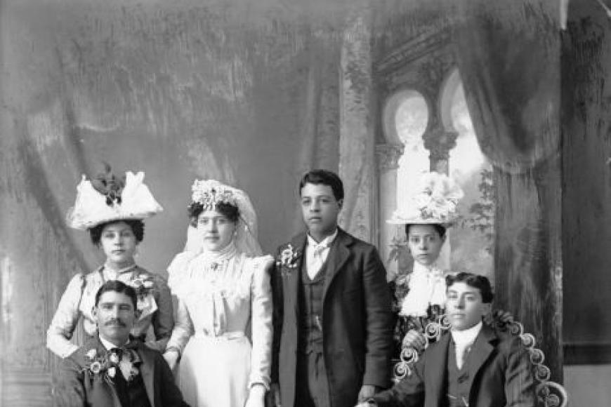 A Wedding Portrait: Santiago James Ocaña and Eulalia “Lilian” Garcia, July 29,1908