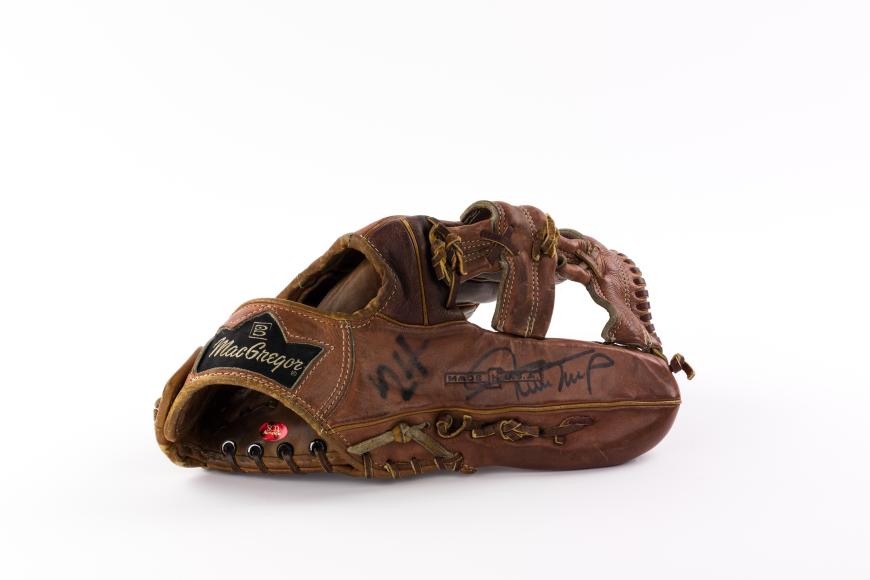 Willie Mays’s glove. San Francisco Giants, MacGregor, 1950s. Courtesy Marshall Fogel Collection