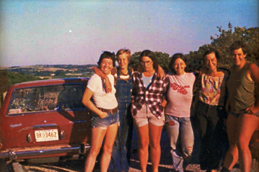 Big Mama Rag group photo 1975. 
