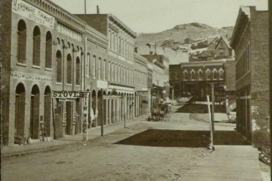 Main Street, Central City. Circa 1870s.