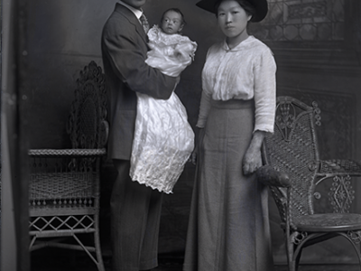 T. Owaki and family