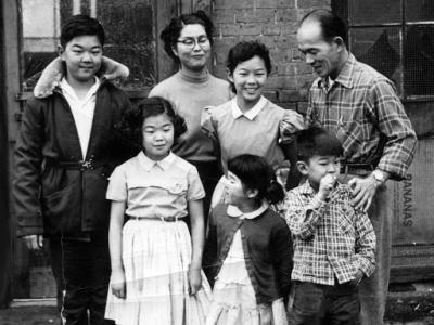 The Ozaki Family on Larimer Street