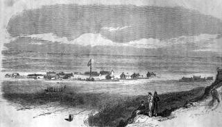 Drawing of Fort Union 1865