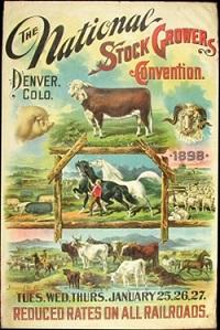 National Stock Growers Convention poster 1898