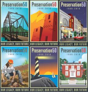 Preservation 50 posters.