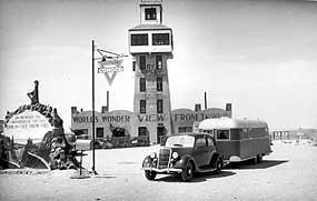 Historic photo of the Wonder View tower.