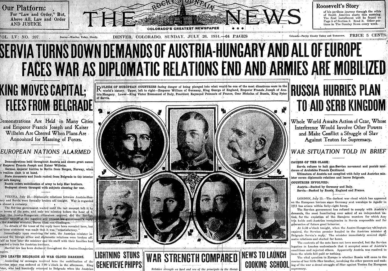 Rocky Mountain News July 26, 1914