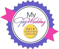 My Gay Wedding certified vendor logo