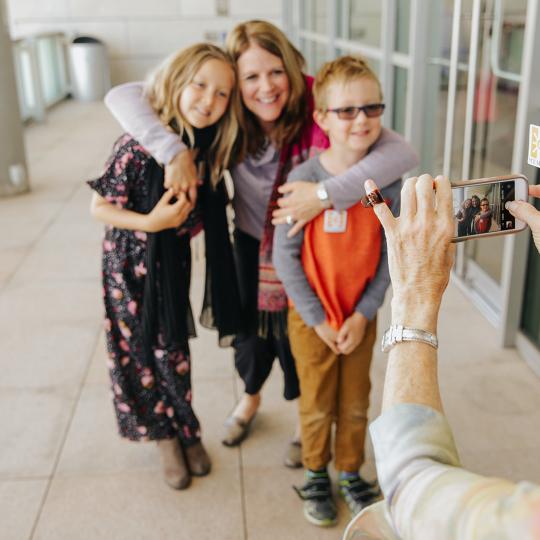 Photo of visitors Mothers Day 2019 at History Colorado
