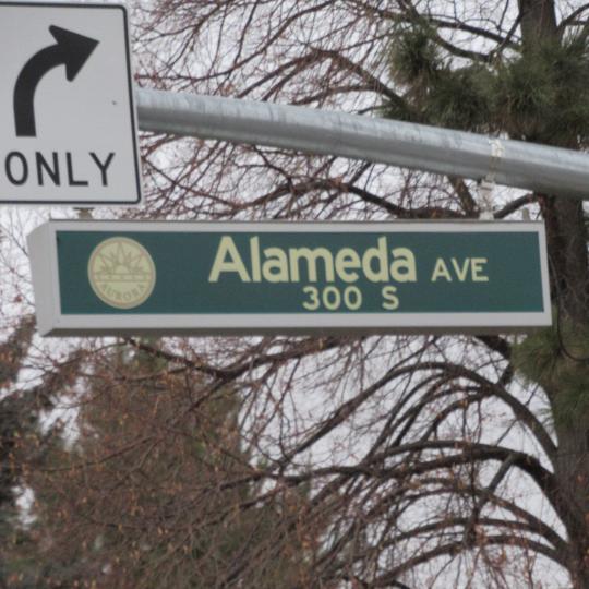 Alameda sign