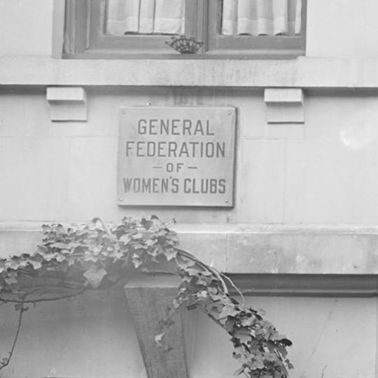 women's club and the vote